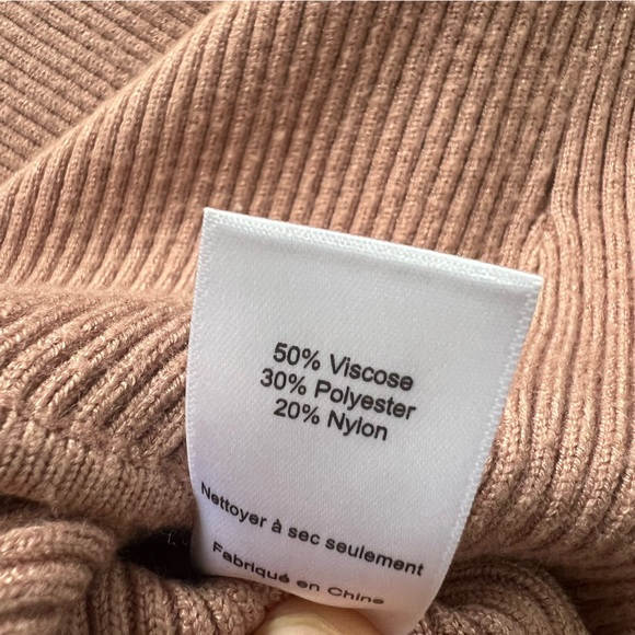 ASTR Bodysuit Front Cutout Ribbed Sweater Body Suit Dusty Pink Womens size Large - Picture 8 of 12